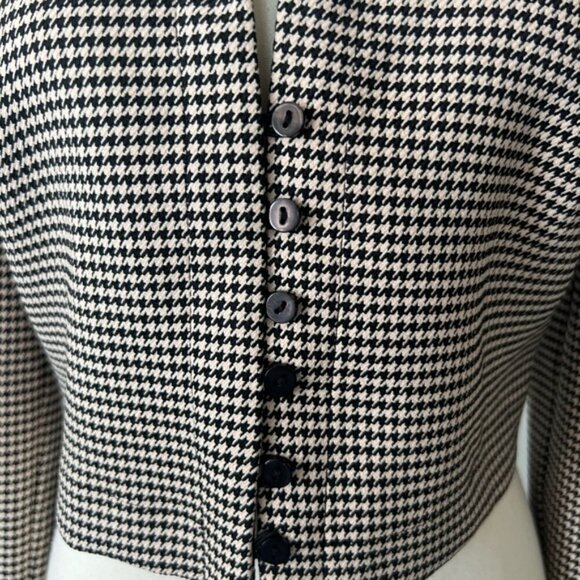 ZARA Houndstooth Crop Top - Picture 5 of 14
